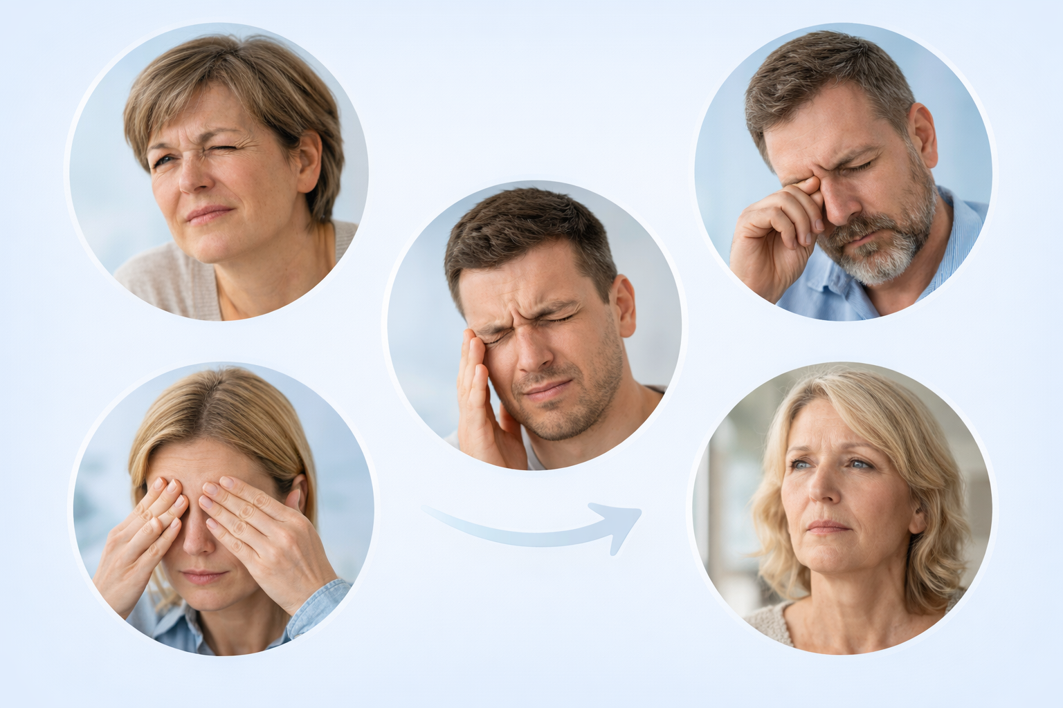 Основные жалобы на зрение