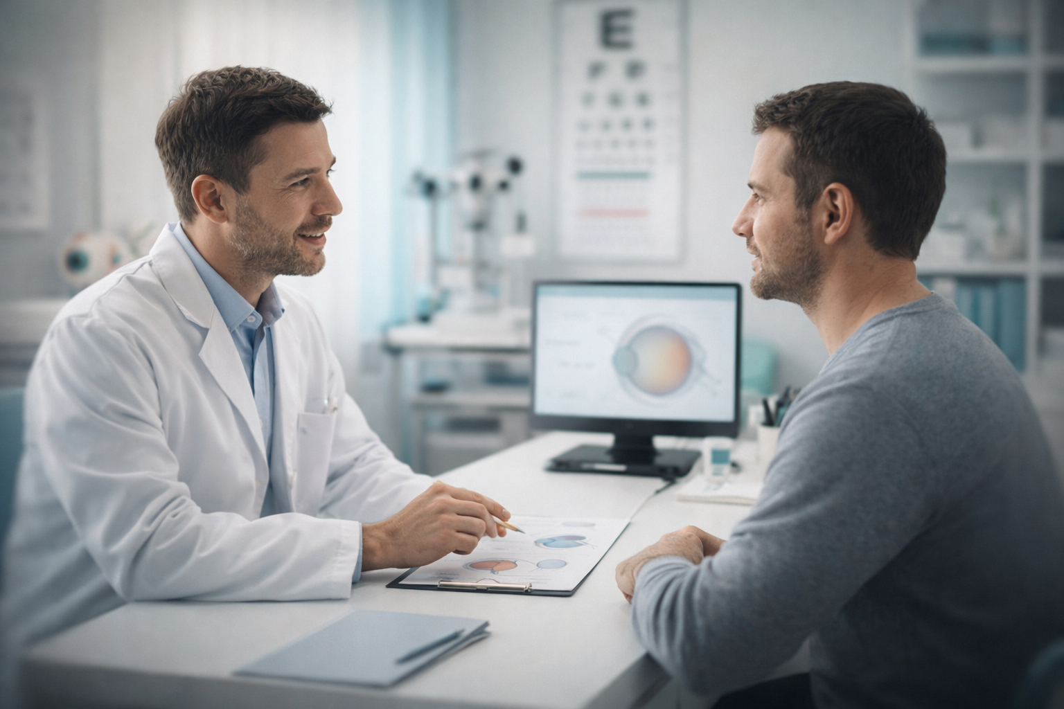 диагностика глаукомы у врача