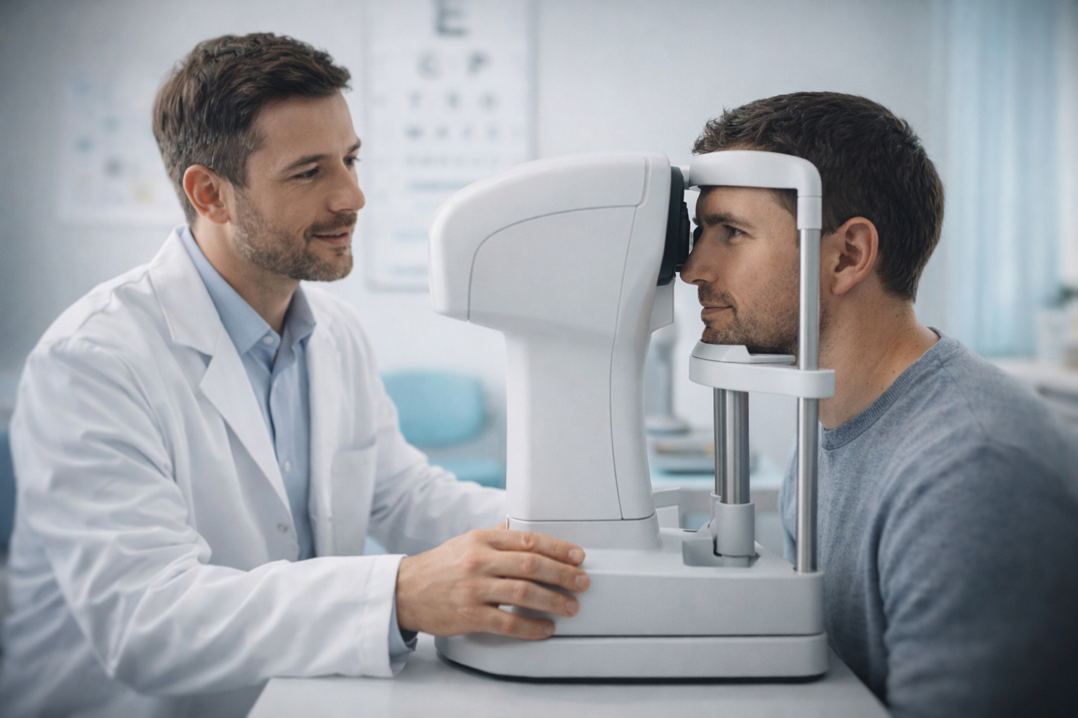 обследование при глаукоме - периметрия